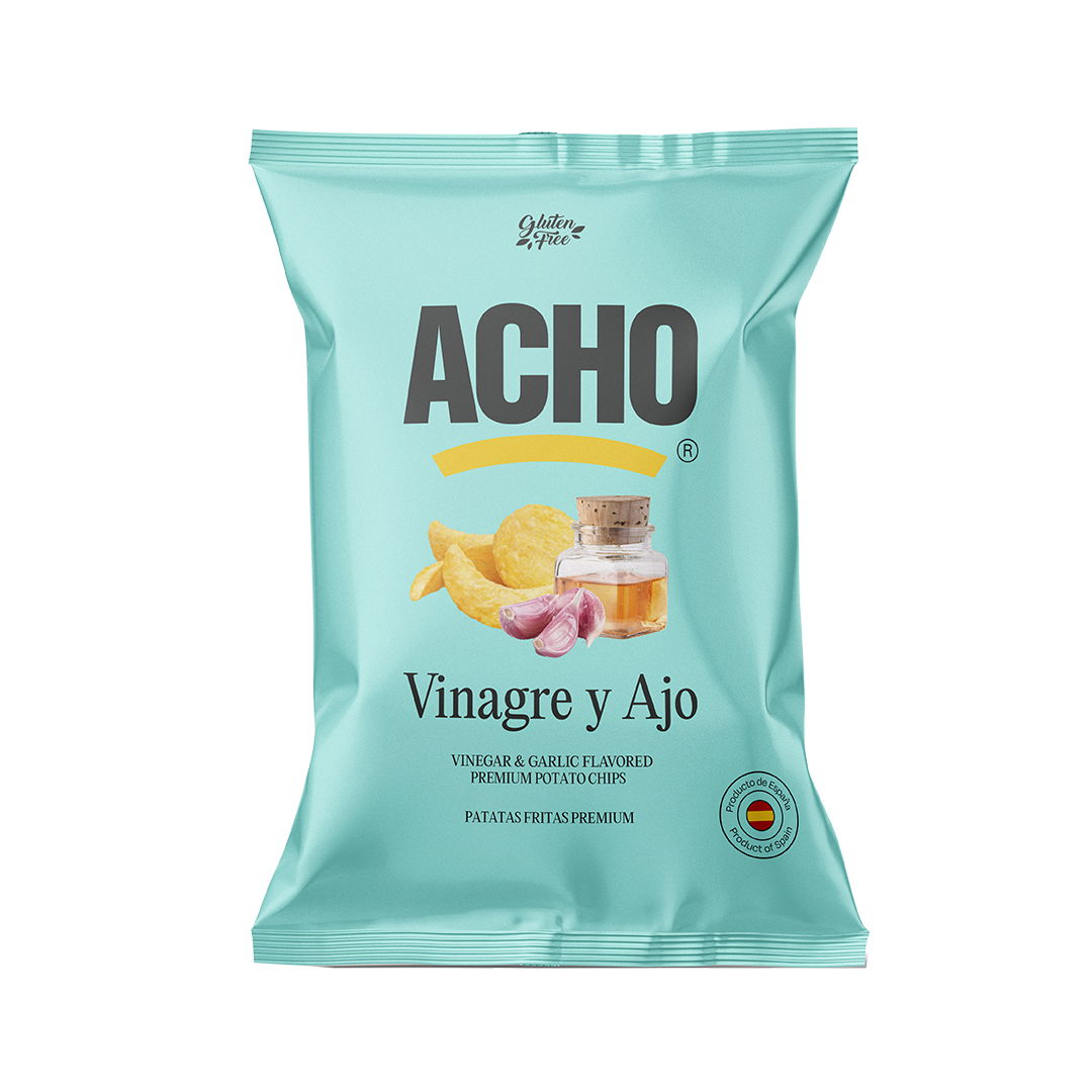 vinegar and garlic flavored potato chips