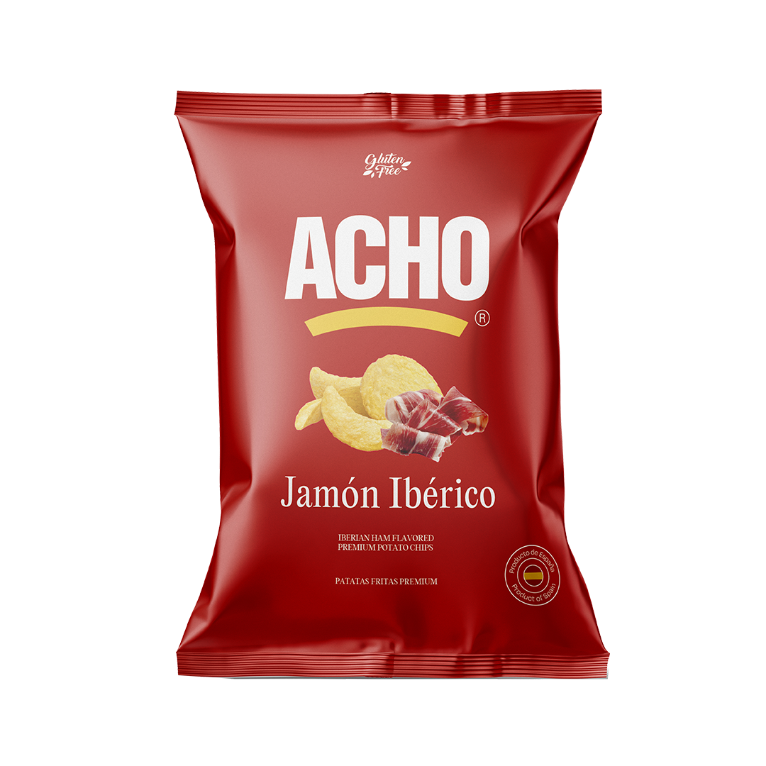 Iberian ham potato chips